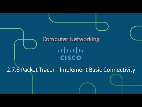 2.7.6 Packet Tracer - Implement Basic Connectivity