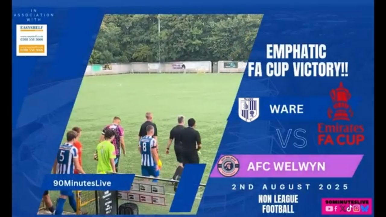 Ware vs Welwyn Highlights and Goals Season 2025/2026