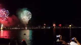 preview picture of video 'Gala de pirotecnia Acapulco fin de año 2014 Año nuevo 2015'