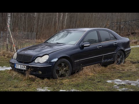 Starting Mercedes-Benz w203 2.2 CDI After 3 Years + Test Drive