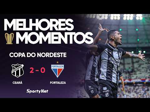 Gols e lances de Ceará x Fortaleza
