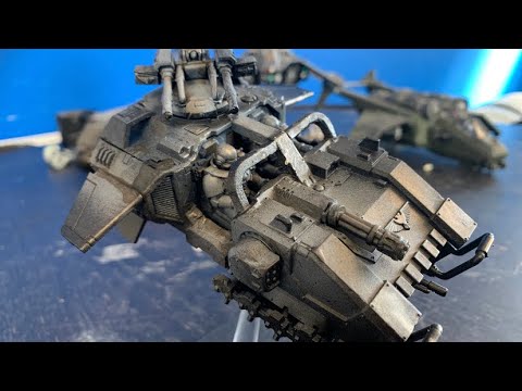 Primaris stormspeeder kit bash mods warhammer 40k land speeder