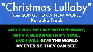 "Christmas Lullaby" from Songs for a New World - Karaoke Track with Lyrics on Screen