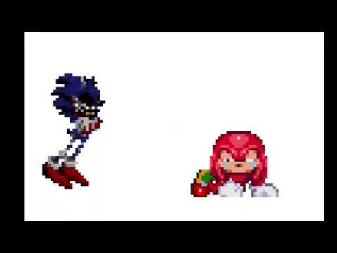 Faker EXE kills Knuckles