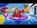 I Built a Waterpark In My House & Surprised my Daughter Mila!