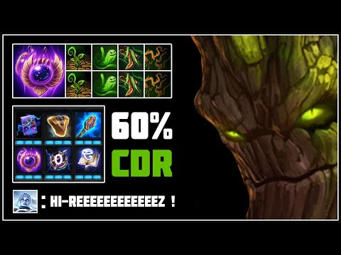 Sylvanus 60% cooldown wtf damage and heal || Smite conquest gameplay
