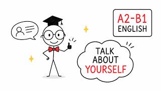 How To Talk About Yourself Confidently – A2–B1 | Real English