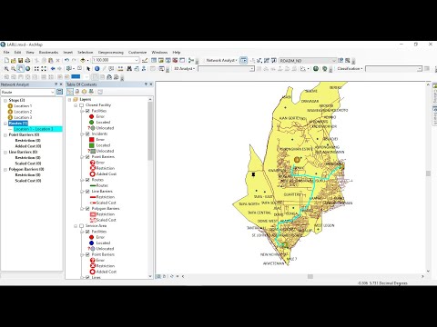 Service Area Analysis in ArcMap. Complete theory and practical lessons