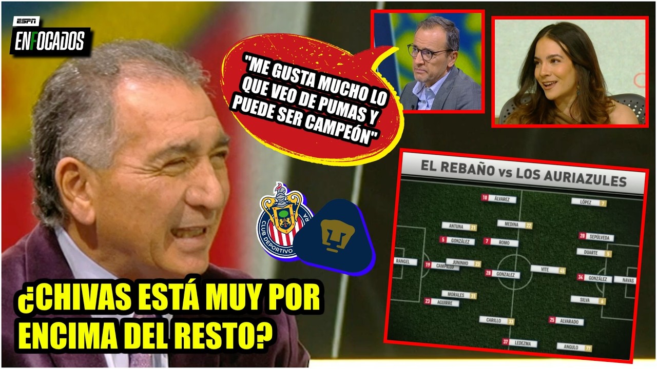 IMPERDIBLE los detalles de CÓMO cambió estrategia CHIVAS de MILITO vs PUMAS de EFRAÍN | Enfocados
