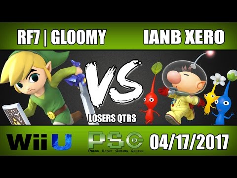 RF7 | Gloomy (Toon Link) vs IANB Xero (Olimar/Rosalina & Luma) - Wii U Losers Qtrs S4M
