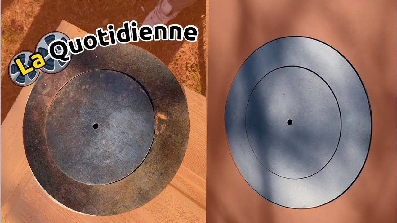 DEMONSTRATION DÉCAPAGE plaque de CUISINE avec B-B_6 (350 Mesh)