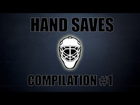 Floorball Goalie Hand saves