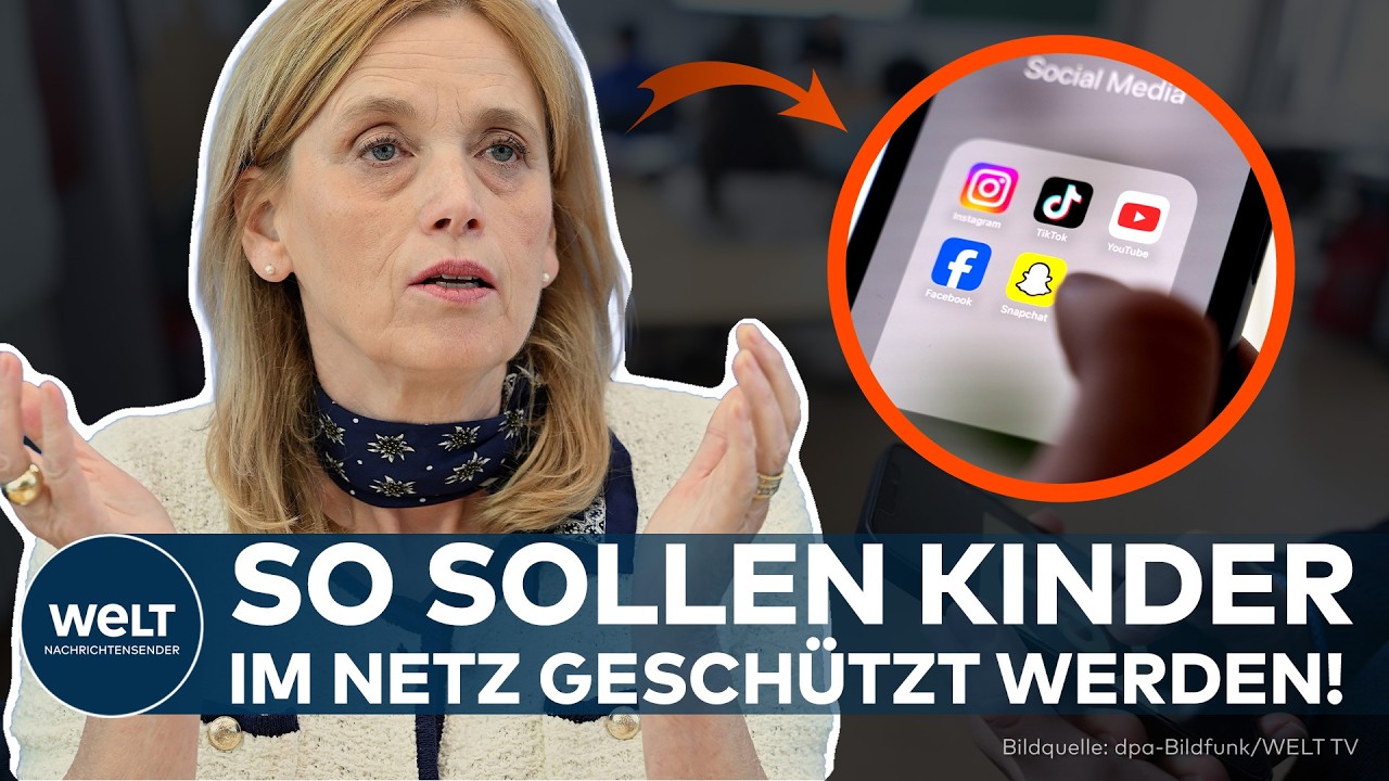 300.000 JUGENDLICHE SÜCHTIG: Prien fordert Social-Media-Altersgrenze ab 13!