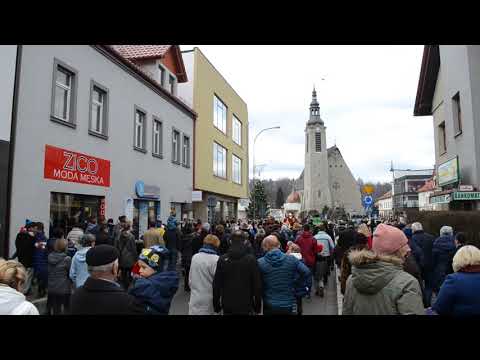 Limanowa: Orszak Trzech Króli cz. 3(06.01.2018 r.)