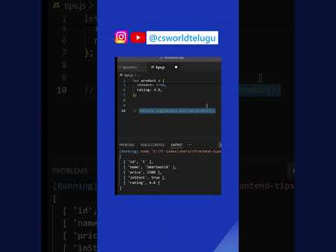Objects In Javascript Javascript Tutorials In Telugu Arrays In Javascript Javascript Objects
