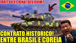 URGENTE! ESTE CONTRATO ENTRE BRASIL E COREIA IRRITOU A CHINA!