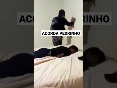 Como acorda o Pedrinho da maneira correta #memes #policia  #videoengraçado #engraçado #bandido