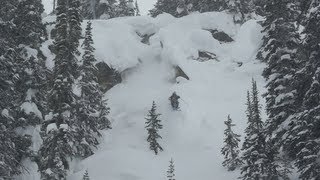Partly Cloudy Bonus Clip: Tanner Rainvile Deep Powder Pillow Line