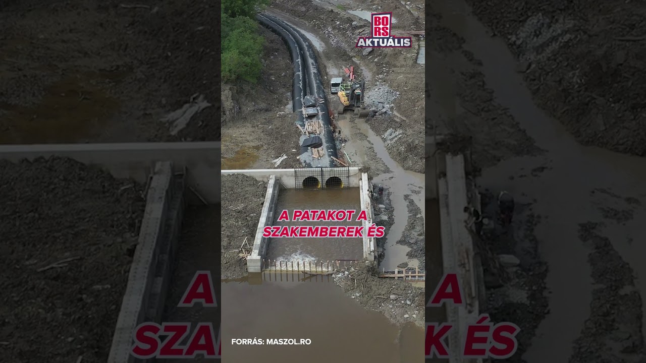 Parajdon ismét baj van #bors #borsaktualis #parajd #erdély #só #bánya #csőrendszer #patak