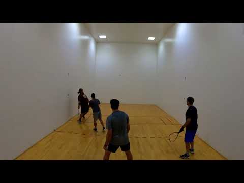 Racquetball - 9-9-20 - Tom, Vince, Pisi and David