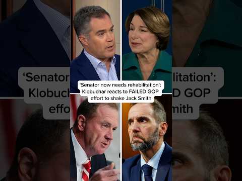 'Senator now needs rehabilitation': Klobuchar reacts to FAILED GOP effort to shake Jack Smith