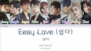 SF9 - Easy Love (쉽다) - (HAN/ROM/ENG Color Coded Lyrics)