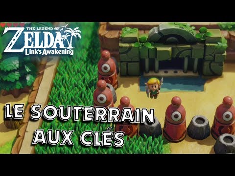 Zelda Link's Awakening: Complete the Key Tunnel 100% (Chest & Boss)