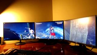 [PC] 3D Surround Gaming Test - EVGA GTX-970 SLI, Intel i7-4790k, 3x ASUS VN-247 LED Displays