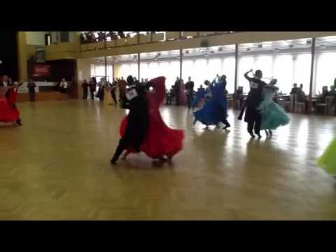 Waltz:  Rázek - Mücková. Uhlířské Janovice, taneční liga