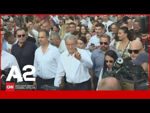 LIVE | “Shqipëria në rrezik!”. Protesta e opozitës kundër qeverisë