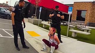 When a Karen Tries to Escape from Police Officers!