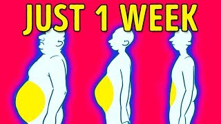 4 Steps to Lose Belly Fat in 1 Week