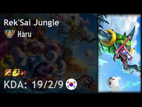 Rek'Sai Jungle vs Elise - Haru - KR Challenger Patch 7.4