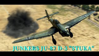 ju87 dive bombing soviet tank column