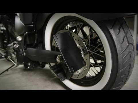 WHITEWALL CHOPPERS LICENSE PLATE MOUNT