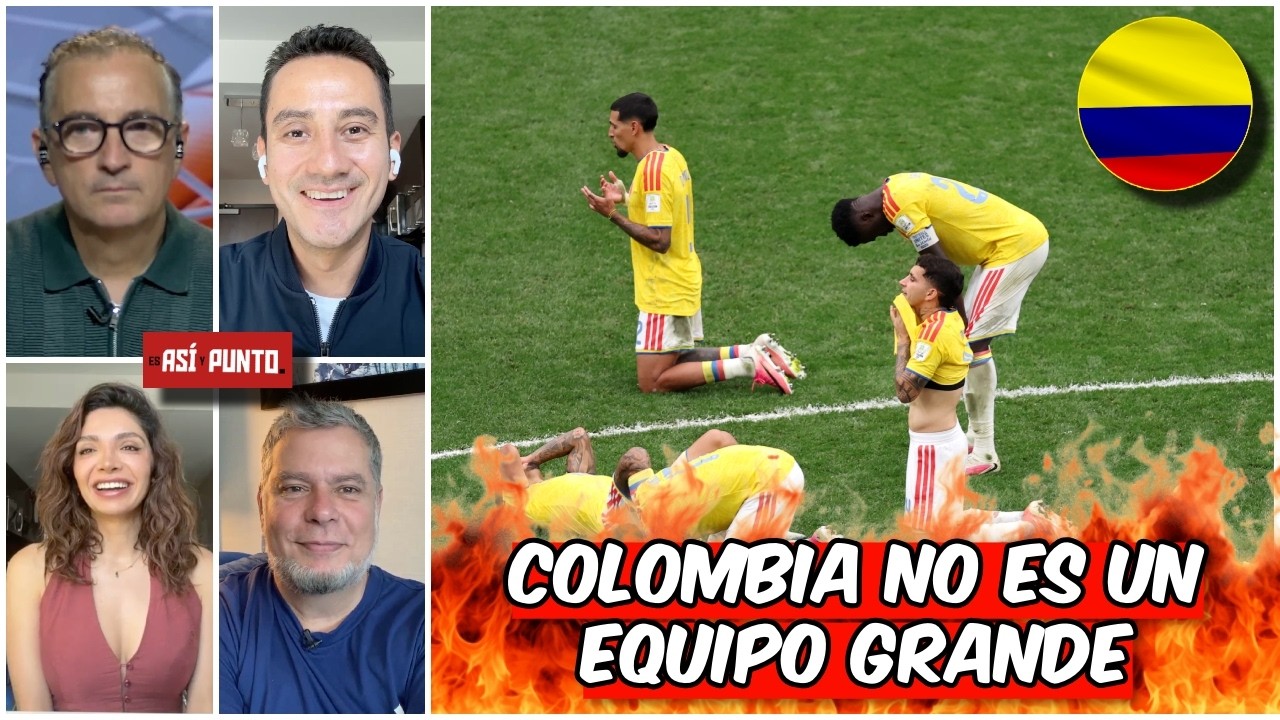 COLOMBIA es FIEL a su HISTORIA: VOLVIÓ a FRACASAR y DECEPCIONAR en este MUNDIAL | Es Así y Punto