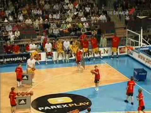 Uvis Helmanis (BK Ventspils) uzvar 3pt konkursā