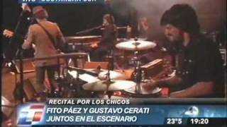 Fito Paez y Gustavo Cerati - Ciudad de Pobres Corazones - Concierto Alas 2008