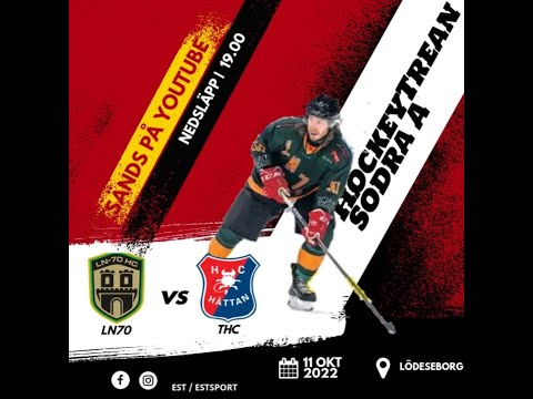 LN70 HC - Trollhättans HC  (Hockeytrean södra A) 2022-10-11 19:00