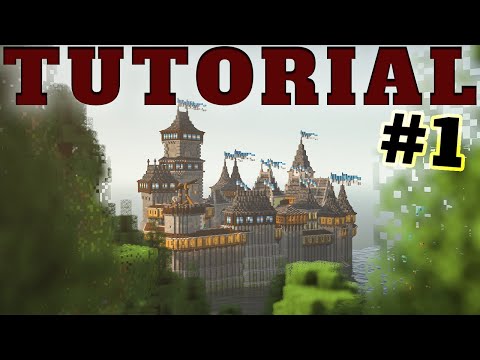 Insane Medieval Castle Build Tutorial - Minecraft