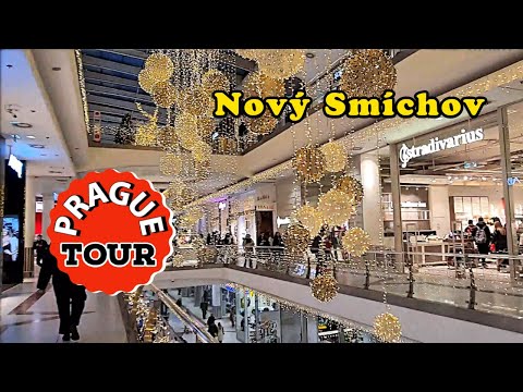 Centro Comercial Nový Smíchov. Passeio a pé por Praga, República Tcheca.