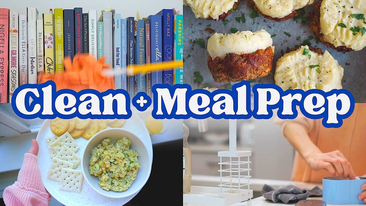 CLEAN AND MEAL PREP WITH ME ☀️ DAY IN MY LIFE VLOG