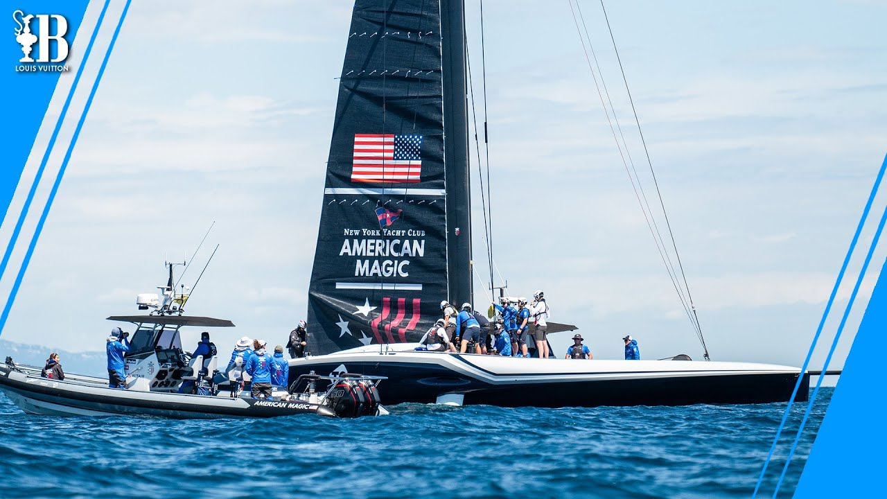 AMERICAN MAGIC’S NEW PATRIOT REVEALED | May 7th | America’s Cup - YouTube