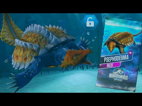 UNLOCKING PSEPHODERMA 999+ X3 MAXED | JURASSIC WORLD THE GAME