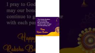 Happy Raksha Bandhan my dear brother's and sisters