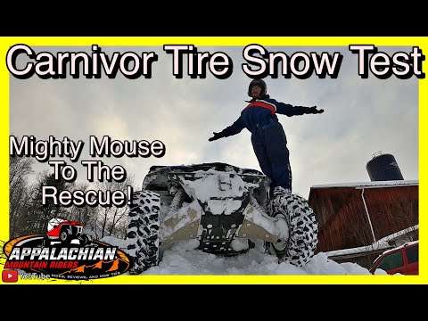 Maxxis Carnivor Tire Snow Test