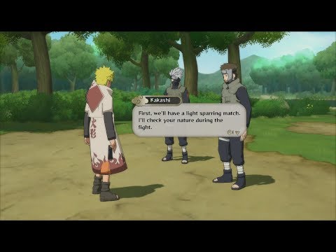 Naruto Ninja Storm 2 Trilogy PC MOD Walkthrough Part 9 60 FPS - Hokage Naruto Training Rasenshuriken