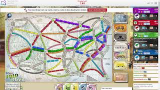 Ticket To Ride Part 66: 4-Player Game With 1910 Expansion