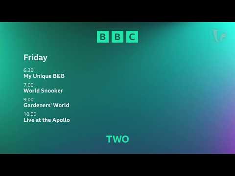 BBC Two breakdown prior to Newsnight (28th April 2022)
