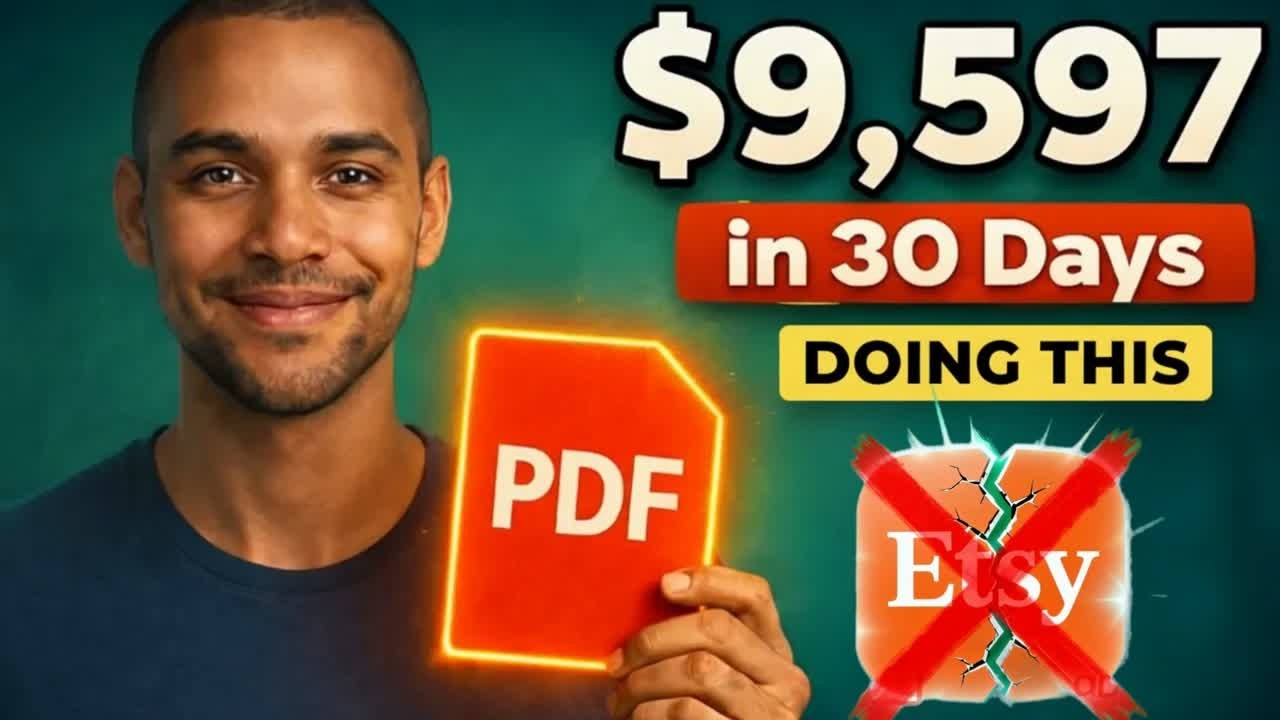 I Made $9,597 in 30 Days With This AI PDF Side Hustle